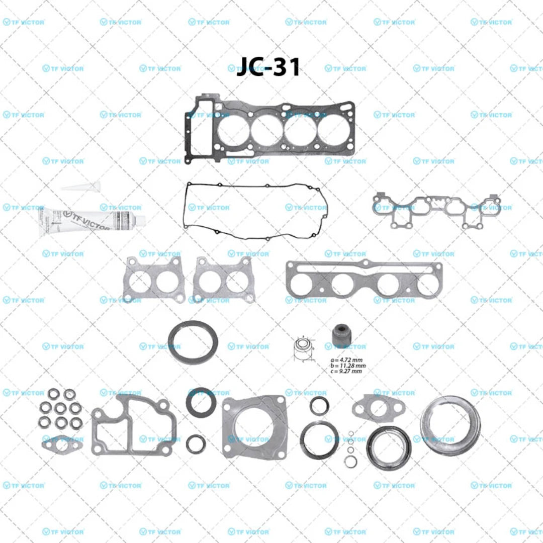 Juego de juntas completo Sentra 00-06 Almera 01-05 L4 1.8L TF VICTOR