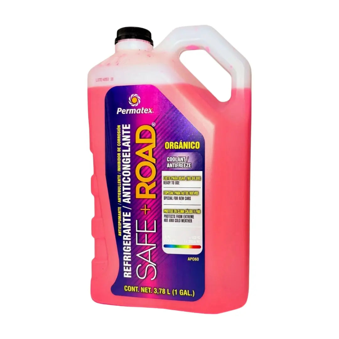 Anticongelante rosa listo para usar 3.78L organico PERMATEX